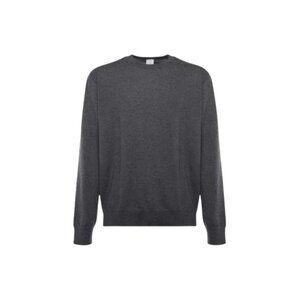 Eleventy Men's Crewneck Sweater in Dark Grey SIZE M